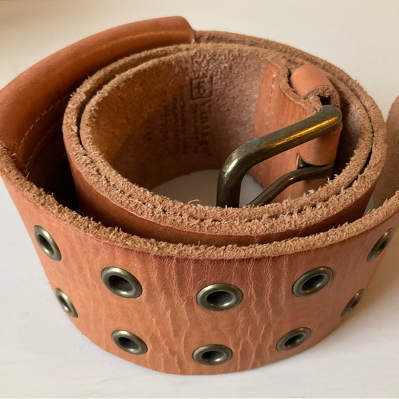 🔥 Linea Pelle Vintage Collection Leather Belt Size M - Picture 6 of 8